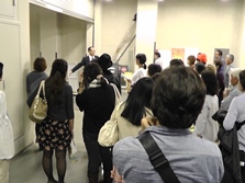 こちらは展示部門。搬入から設営、撤去まで全て出品者が行います。