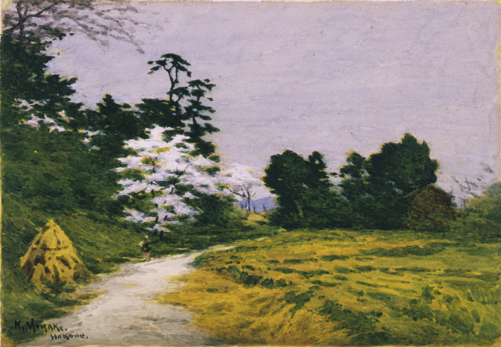 真作保証 三宅克己 風景画 水彩5号 タトウ箱 油彩技法を用いて水彩表現の開拓者 真作保証 三宅克己 風景画 水彩5号 タトウ箱 油彩技法を用いて水彩表現