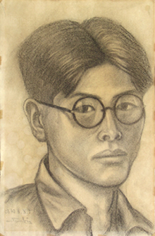 谷口董美　自画像