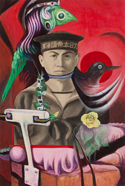 谷口董美・山下菊二の合作　取りに来られなかった肖像画A